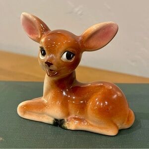 Charming Occupied Japan Ceramic Deer Figurine